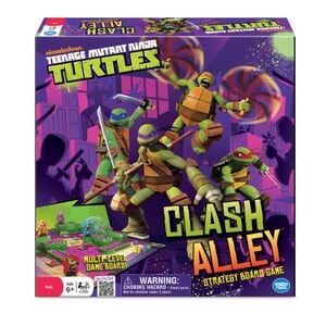 Teenage Mutant Ninja Turtles Clash Alley Strategy Board Game Nickelodeon